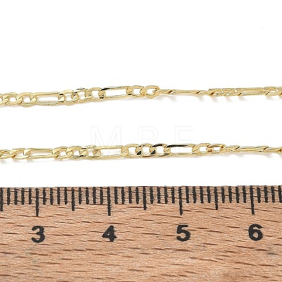 1.8MM Brass Figaro Chain Necklaces for Women KK-CBA2293-08G-1