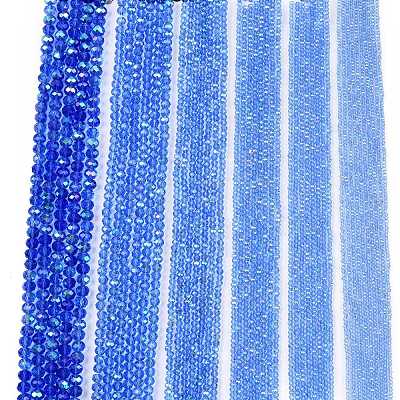 Electroplate Glass Beads Strands EGLA-A044-T1mm-L14-1
