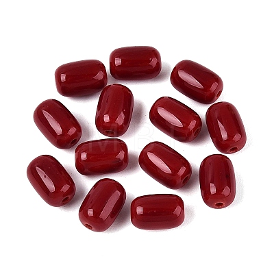 Opaque Glass Beads GLAA-Z012-01S-1