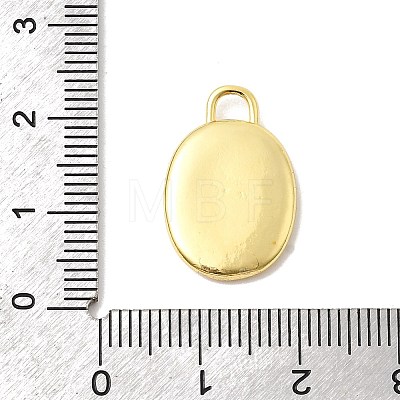 Printed Brass Pendants KK-K274-07G-17-1