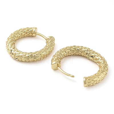 Brass Hoop Earrings EJEW-K276-01G-1