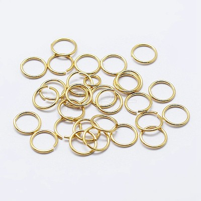 925 Sterling Silver Saw Cut Open Jump Rings STER-F036-02G-0.9x5mm-1