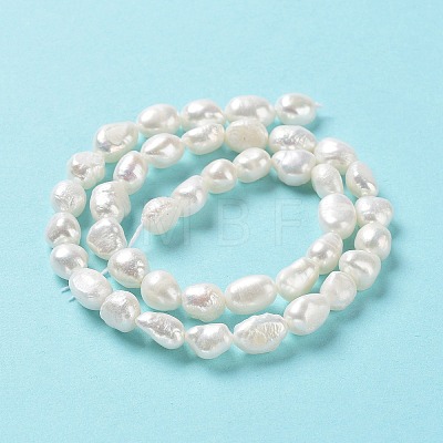 Natural Keshi Pearl Beads Strands PEAR-Z002-17-1