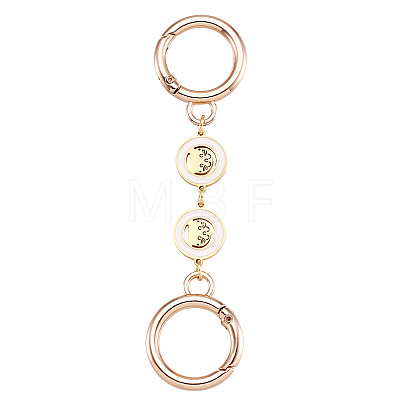 304 Stainless Steel Enamel Bag Extension Chains AJEW-TAC00018-1