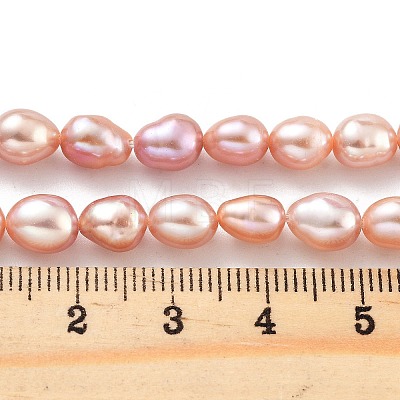 Natural Cultured Freshwater Pearl Beads Strands PEAR-P062-29G-1