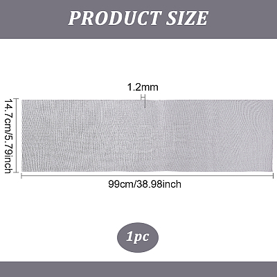 Cotton Strechy Kintted Rib Fabric DIY-WH0002-69A-1