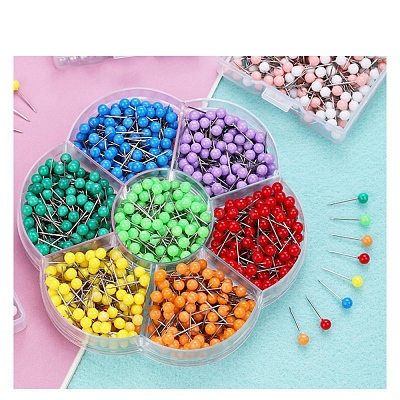 700Pcs 7 Colors Steel Safety Pins PW-WG2324B-01-1