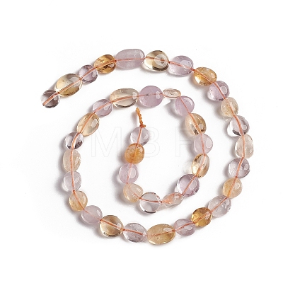 Natural Amethyst and Citrine Beads Strands X-G-D0002-D77-1