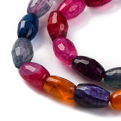 Natural Dragon Veins Agate Beads Strands G-G177-A03-02-1