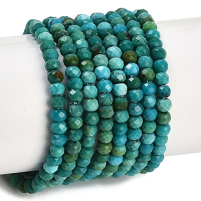 Natural Turquoise Dyed Beads Strands G-H070-A01-01-1