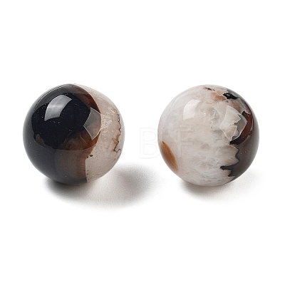 Natural Agate Sphere Beads G-G129-01-1