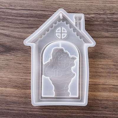 Christmas Theme DIY Pendants Decoration Silicone Mold DIY-F151-01C-1