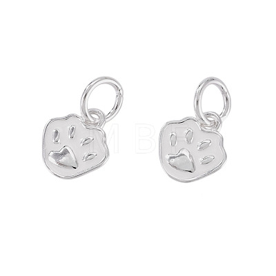 2Pcs 925 Sterling Silver Enamel Pendants STER-TA0001-60S-1