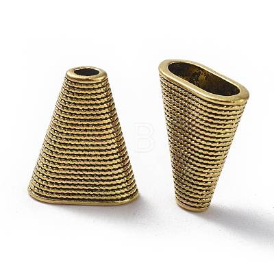 Tibetan Style Bead Cones TIBEB-00957-AG-RS-1