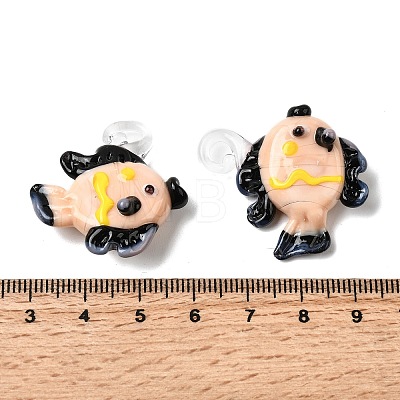 Handmade Lampwork Pendants LAMP-B035-01B-14-1