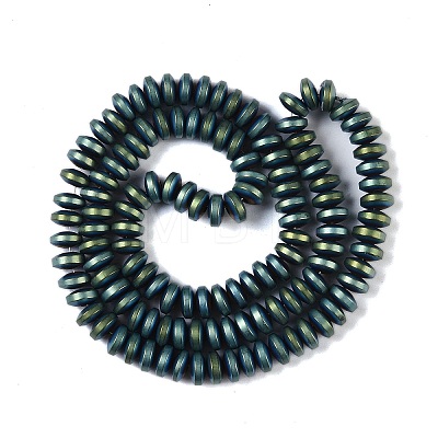 Electroplated Synthetic Non-magnetic Hematite Beads Strands G-E618-08-1