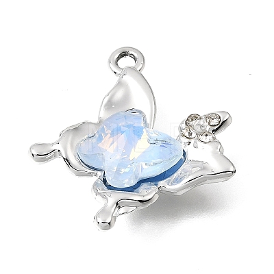 UV Plating Alloy Crystal Rhinestone Pendants RB-CBAD37D-22P-1