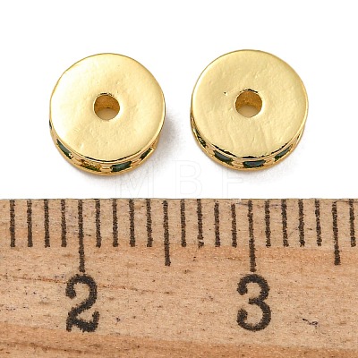 Rack Plating Brass Micro Pave Cubic Zirconia Beads KK-U030-27G-10-1