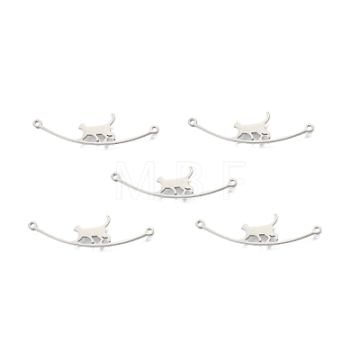 Non-Tarnish 201 Stainless Steel Connector Charms X-STAS-N098-094P-1