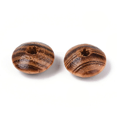 Pine Wood Beads WOOD-N018-01A-1