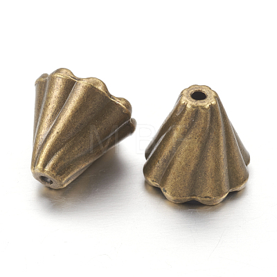 Tibetan Style Bead Caps EA10181Y-AB-1