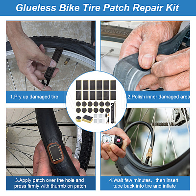 GOMAKERER Bicycle Tyre Accessories Kit TOOL-GO0001-01-1