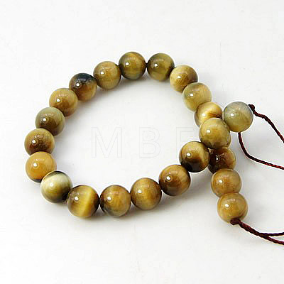 Natural Tiger Eye Beads Strands G-G099-12mm-9-1