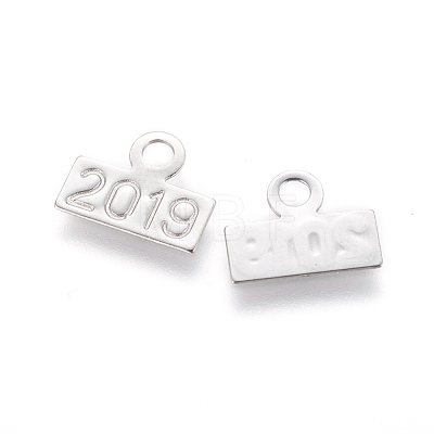 304 Stainless Steel Charms STAS-L232-015P-1