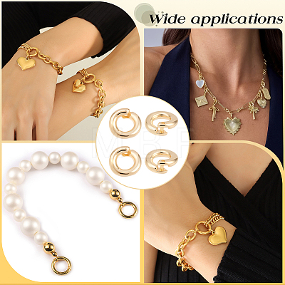 20Pcs Brass Open Jump Rings KK-BBC0023-10A-1