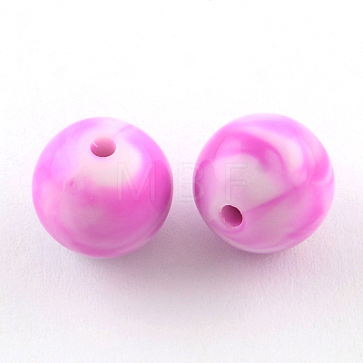 Opaque Acrylic Beads SACR-R853-8mm-205-1