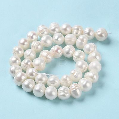Natural Cultured Freshwater Pearl Beads Strands PEAR-E018-01-1