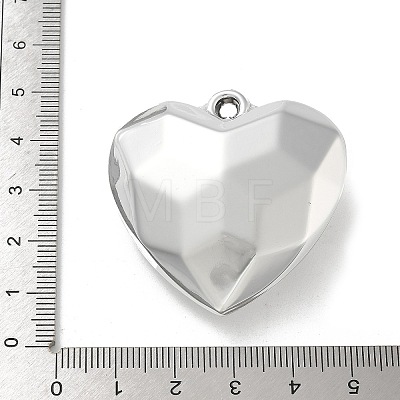 Plating Acrylic Pendants PACR-Q008-11S-1