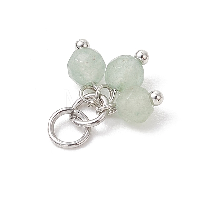 Natural Gemstone Pendants PALLOY-JF05141-01-1