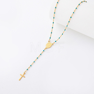 Vintage Resin Rosary Bead Necklaces TM3459-2-1