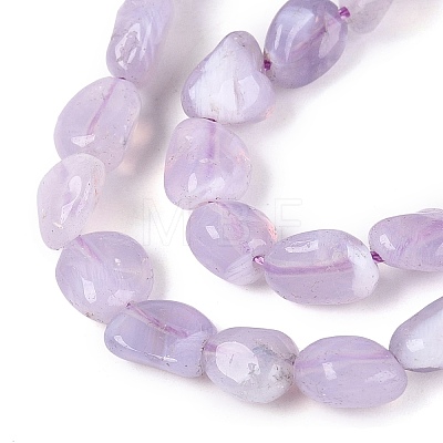 Natural Lavender Amethyst Beads Strands G-N362-14A-01-1