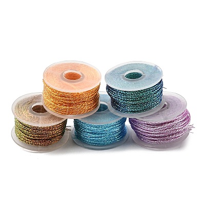 25 Rolls 25 Colors 6-Ply Cotton String Threads OCOR-F018-03-1