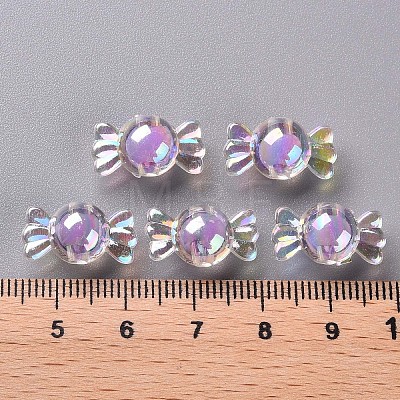 Transparent Acrylic Beads TACR-S152-03B-SS2114-1