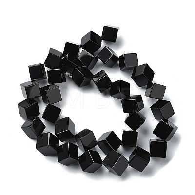 Natural Black Onyx Beads Strands G-C135-D02-03-1