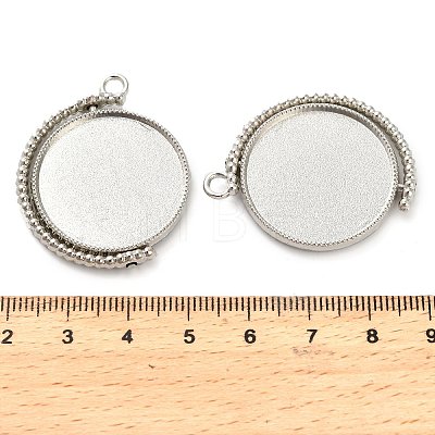 Zinc Alloy Pendant Cabochon Settings X-FIND-NH0001-13B-P-1