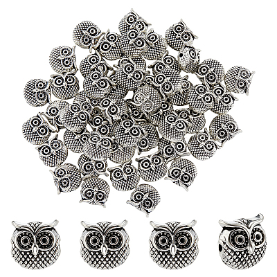 50Pcs Tibetan Style Alloy Beads FIND-PH0036-17AS-1