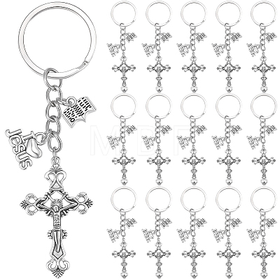 20Pcs Alloy Enamel Keychains KEYC-SC00057-1