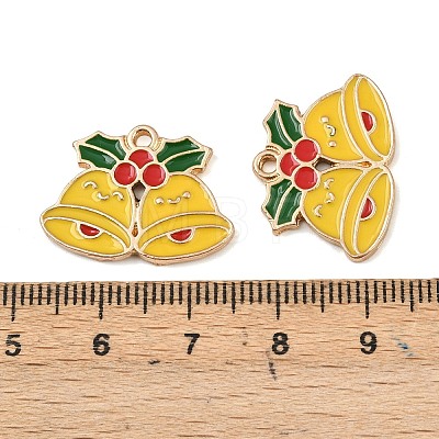 Christmas Alloy Enamel Pendants ENAM-I081-01KCG-04-1