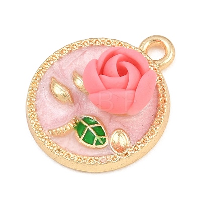 Alloy Enamel Pendants AL-CBAD5CF-01G-A-1