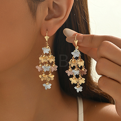 Brass Hollow Hoop Earrings XQ6023-5-1