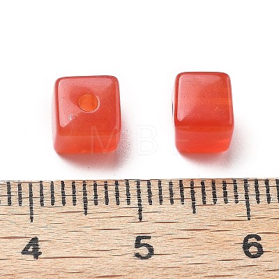 Transparent Acrylic Beads OACR-H044-04B-12-1