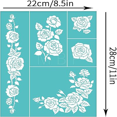 Self-Adhesive Silk Screen Printing Stencil DIY-WH0338-056-1