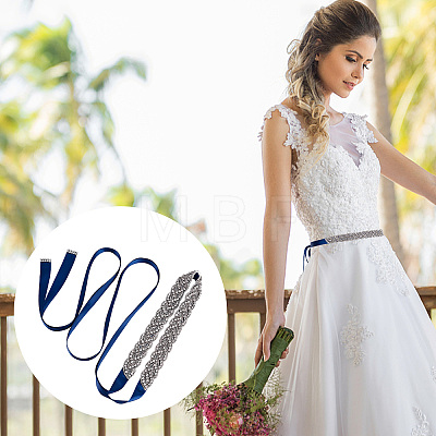 Polyester Bridal Belts DIY-WH0043-02C-1