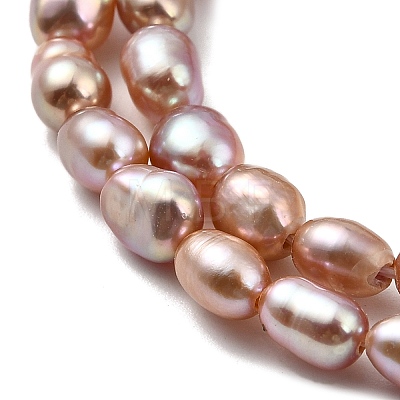 Natural Cultured Freshwater Pearl Beads Strands PEAR-I007-01P-04A-1