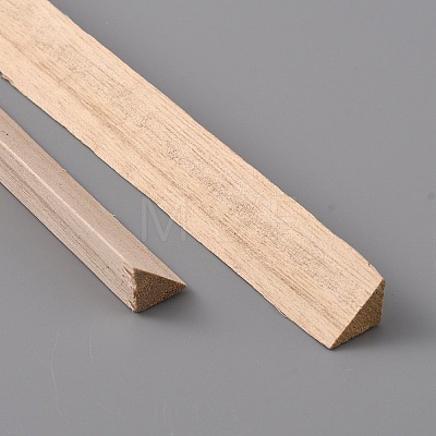 Triangle Wood Sticks DIY-WH0304-546C-1