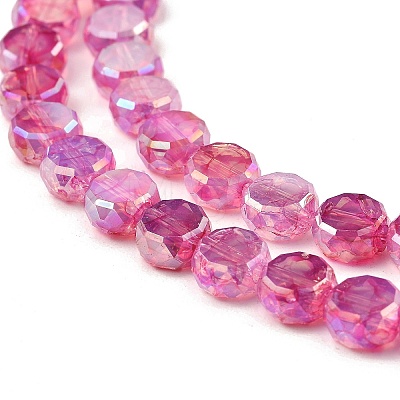 Imitation Jade Glass Beads Strands GLAA-P058-05A-1
